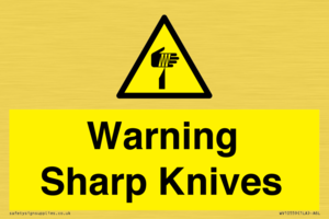Warning Sharp Knives